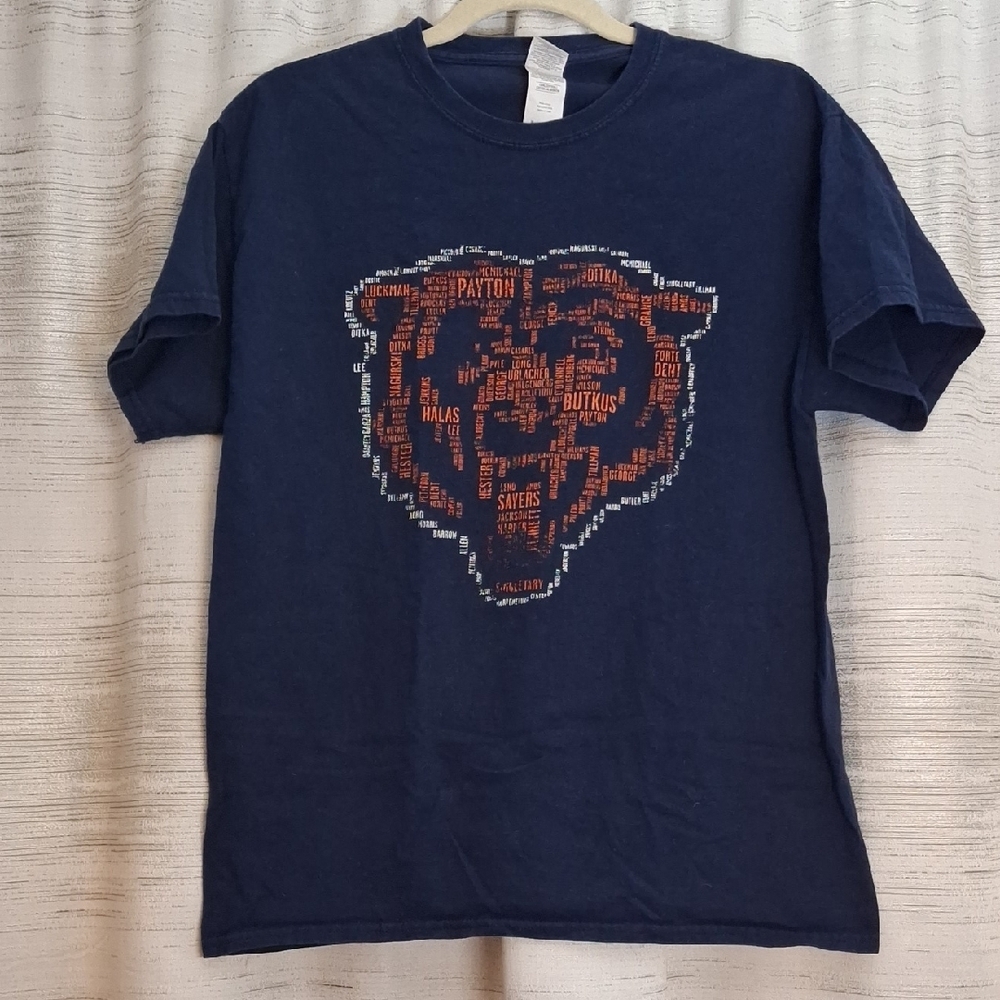 Gildan Dark Blue Bear Graphic Tee